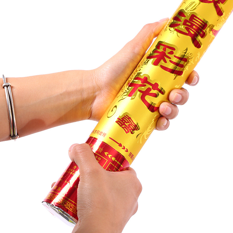 Wedding, Marriage Salute Ceremony Opening Ceremony Salute Handheld Petal Rain Fireworks Tube Bar Start Salute