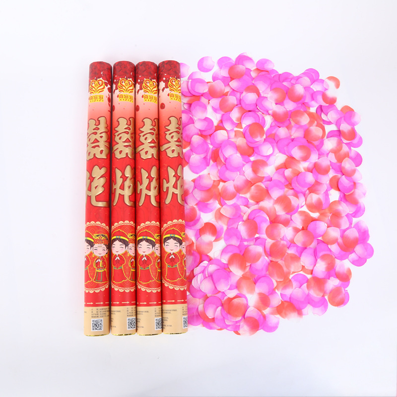 Factory Wedding Salute Wedding Ceremony Fireworks Display Opening Ceremony Salute Hand-Held Fireworks Display-Tube Petal Rain Spraying Decoration Canister Factory Wedding Salute Wedding Ceremony Fireworks Display Opening Ceremony Salute Hand-Held Fireworks Display-Tube Petal Rain Spraying Decoration Canister
