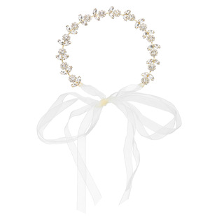 Korean Style Bridal Wedding Dress Headdress Crystal Headdress Flower Alloy Crown Headband Petal Pearl Ear Clip Set Wholesale Korean Style Bridal Wedding Dress Headdress Crystal Headdress Flower Alloy Crown Headband Petal Pearl Ear Clip Set Wholesale