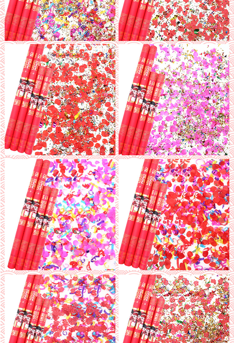 Salute Gun Fireworks Display Wedding Fireworks Display Gun Celebration Fireworks Wedding Spraying Decoration Canister Petal Rain Ribbon Handheld Opening Fireworks Display Tube Salute Gun Fireworks Display Wedding Fireworks Display Gun Celebration Fireworks Wedding Spraying Decoration Canister Petal Rain Ribbon Handheld Opening Fireworks Display Tube