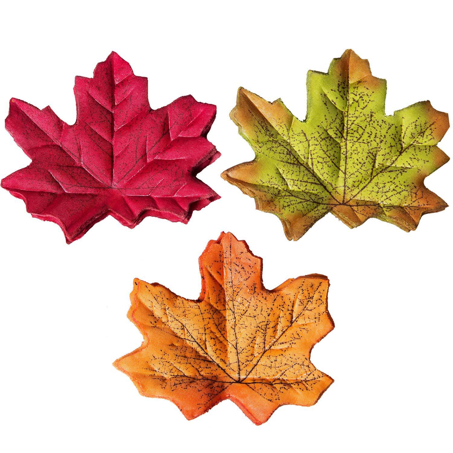 Maple Leaf 8cm Maple Leaf Decoration Autumn Harvest Festival Single Piece Wedding Scene Photo Props Wedding Petal