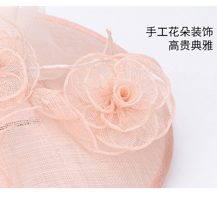 Ling Long Clothing European-Style Elegant Wedding Party Headdress Banquet Women 'S Elegant Wedding Hat