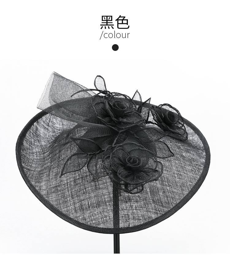 Ling Long Clothing European-Style Elegant Wedding Party Headdress Banquet Women 'S Elegant Wedding Hat