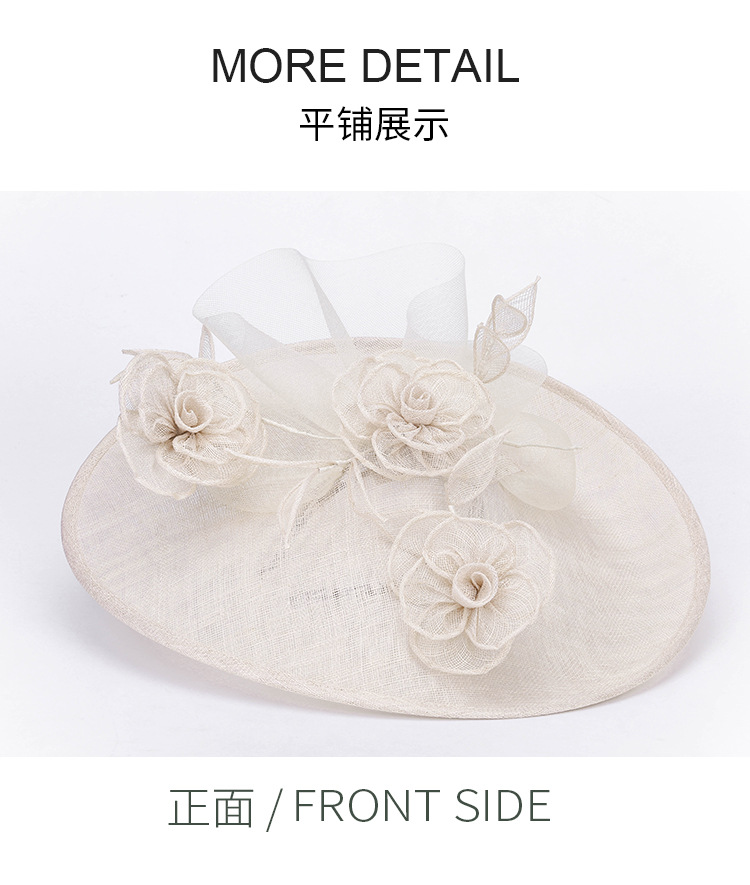 Ling Long Clothing European-Style Elegant Wedding Party Headdress Banquet Women 'S Elegant Wedding Hat
