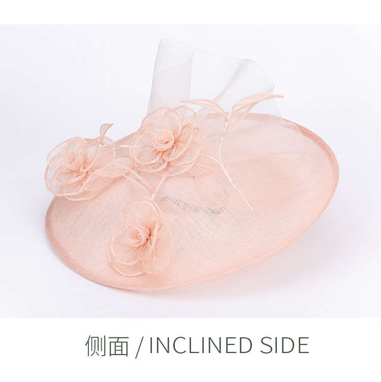 Ling Long Clothing European-Style Elegant Wedding Party Headdress Banquet Women 'S Elegant Wedding Hat
