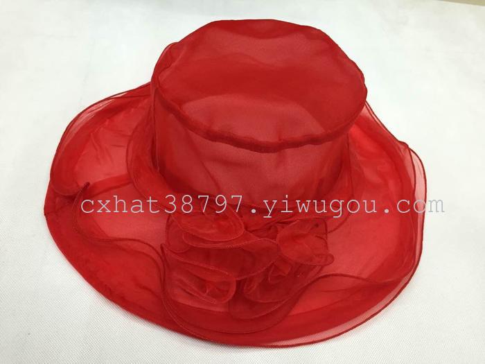 A Korean all-match sun hat hat visor cap beach wedding