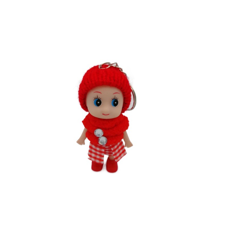 8cm Hat Baby Clown Confused Mobile Phone Pendant Doll Wedding Small Gift Stall PVC Doll Doll Wholesale