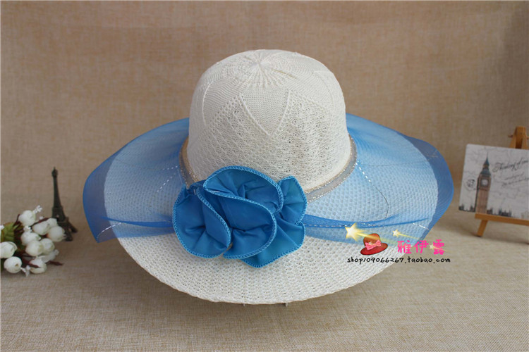 Wedding Hat Stall Hot Sale Women's Wedding Hat Mesh Big Brim Sun Hat Girl's Cap Tourist Attractions Wedding Hat Stall Hot Sale Women's Wedding Hat Mesh Big Brim Sun Hat Girl's Cap Tourist Attractions