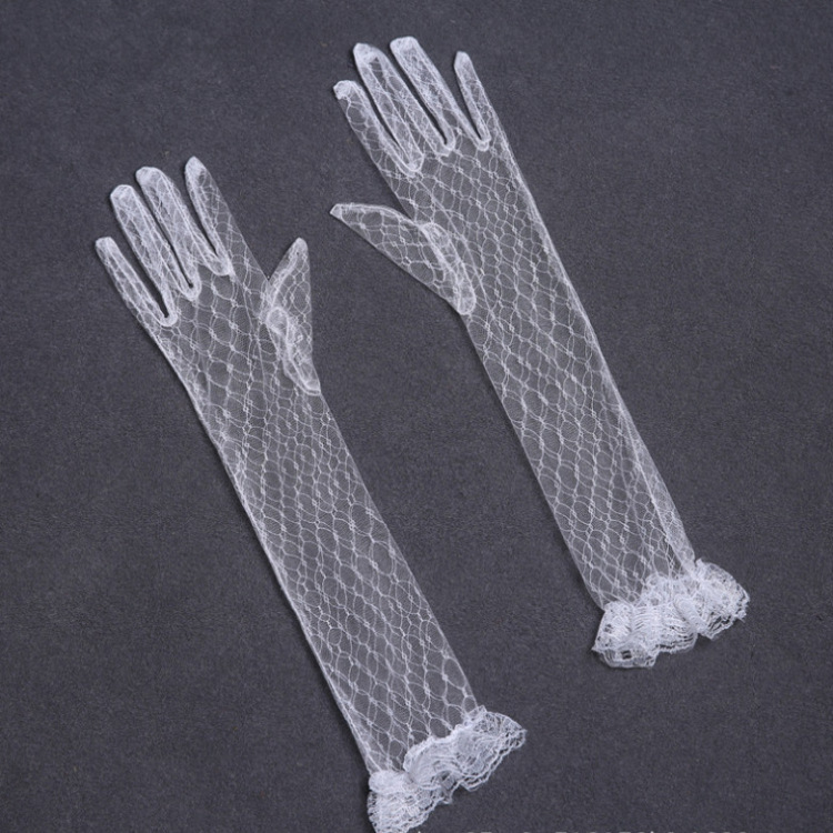 Wedding Gloves Beige Long Bridal Wedding Gloves Do Not Include Tax in Summer, and Tax Points Are Added for Invoicing,