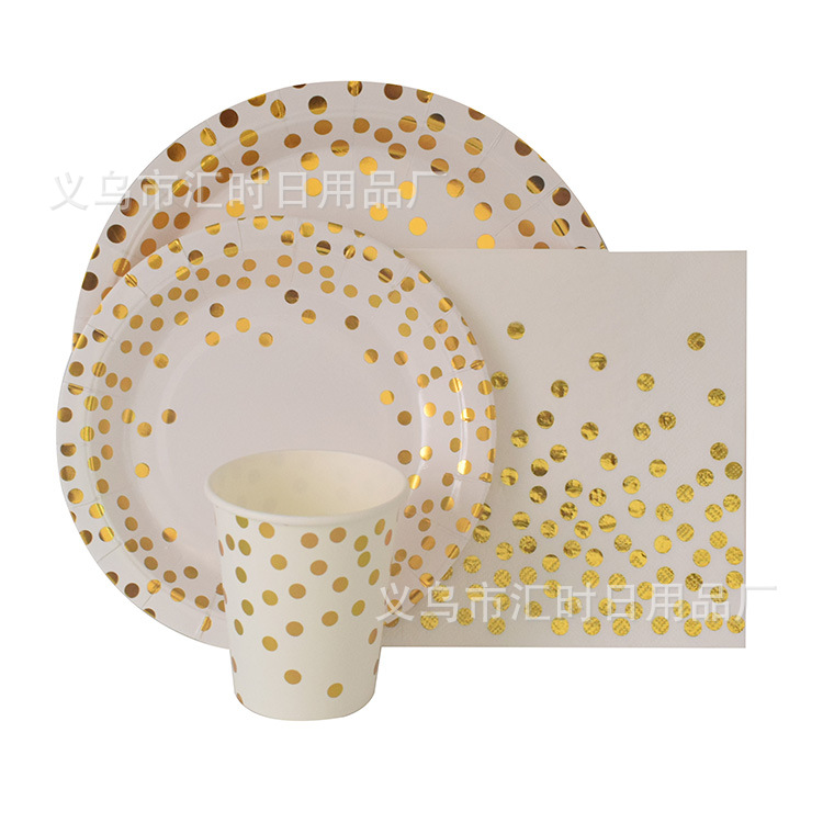 Spot Disposable Tableware Party Suit Black Yellow Balloon Birthday 7-Inch 9-Inch Paper Plate Paper Cup Tissue Spot Disposable Tableware Party Suit Black Yellow Balloon Birthday 7-Inch 9-Inch Paper Plate Paper Cup Tissue
