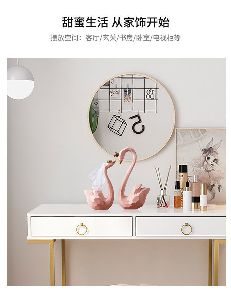 Swan Decoration Home Light Luxury Living Room Girlfriends Room Bedroom Decorations Wedding Engagement Wedding Gift For New Couple Swan Decoration Home Light Luxury Living Room Girlfriends Room Bedroom Decorations Wedding Engagement Wedding Gift For New Couple