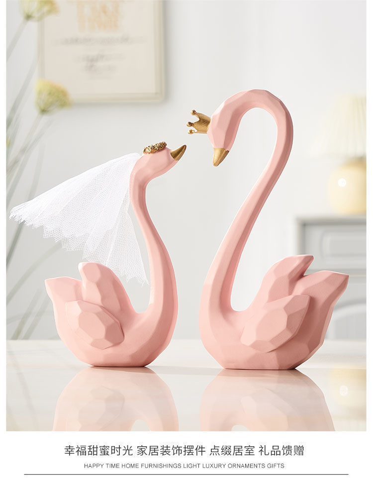 Swan Decoration Home Light Luxury Living Room Girlfriends Room Bedroom Decorations Wedding Engagement Wedding Gift For New Couple Swan Decoration Home Light Luxury Living Room Girlfriends Room Bedroom Decorations Wedding Engagement Wedding Gift For New Couple