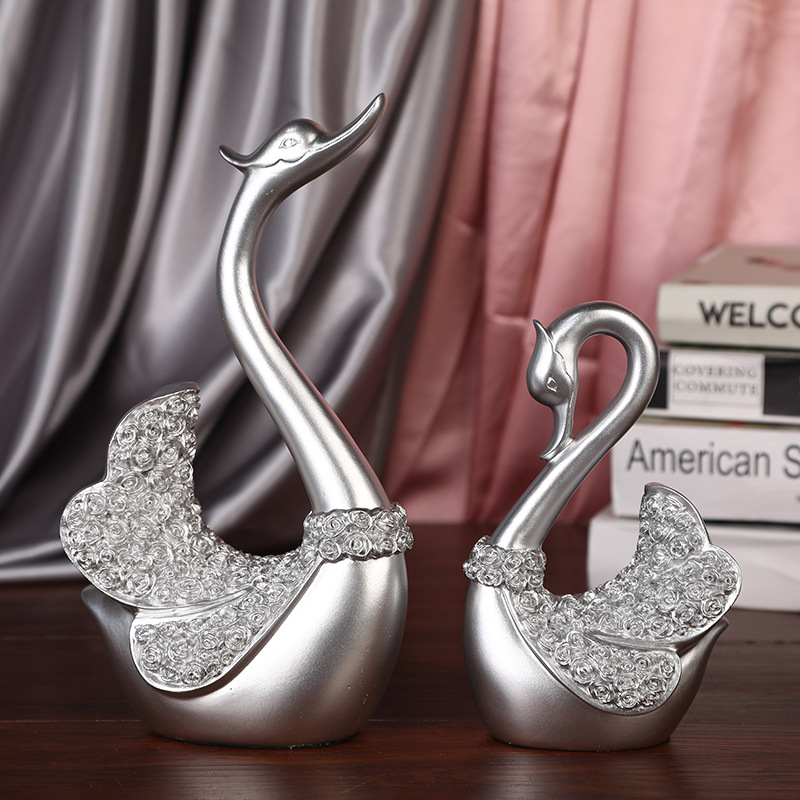 Style Couple Swan Resin Craft Ornament Wine Cabinet Home Living Room Decorations Wedding Gift Wholesale Wedding Swan Style Couple Swan Resin Craft Ornament Wine Cabinet Home Living Room Decorations Wedding Gift Wholesale Wedding Swan