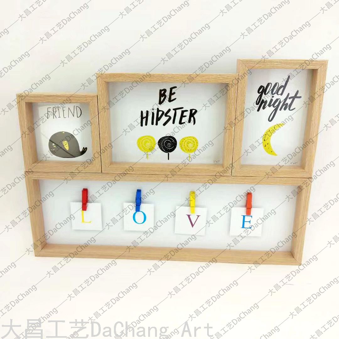 Functional Combination Picture Frame Decorative Painting Clock Wall Hanging Solid Wood Photo Wall Combination Custom Wedding Photo Frame Photo Functional Combination Picture Frame Decorative Painting Clock Wall Hanging Solid Wood Photo Wall Combination Custom Wedding Photo Frame Photo