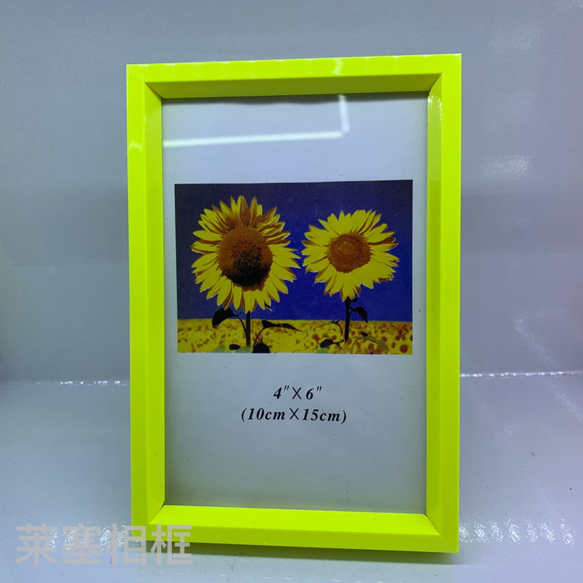 White PVC Color Plastic Photo Frame Studio Table-Top Picture Frame Photo Wall Customization Plastic Photo Frame of Various Sizes