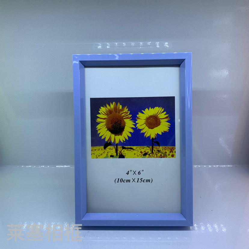 White PVC Color Plastic Photo Frame Studio Table-Top Picture Frame Photo Wall Customization Plastic Photo Frame of Various Sizes