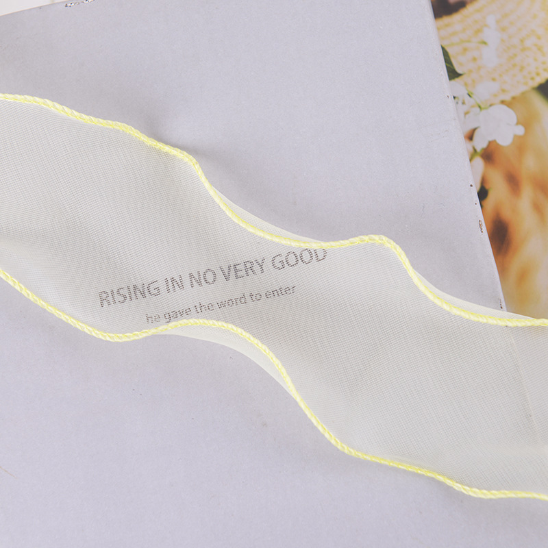 Ribbon Fishtail Yarn Bow Hair Accessories Piping Silk Meteor Yarn Strip Bridal Bouquet Packaging Material in Stock Wholesale