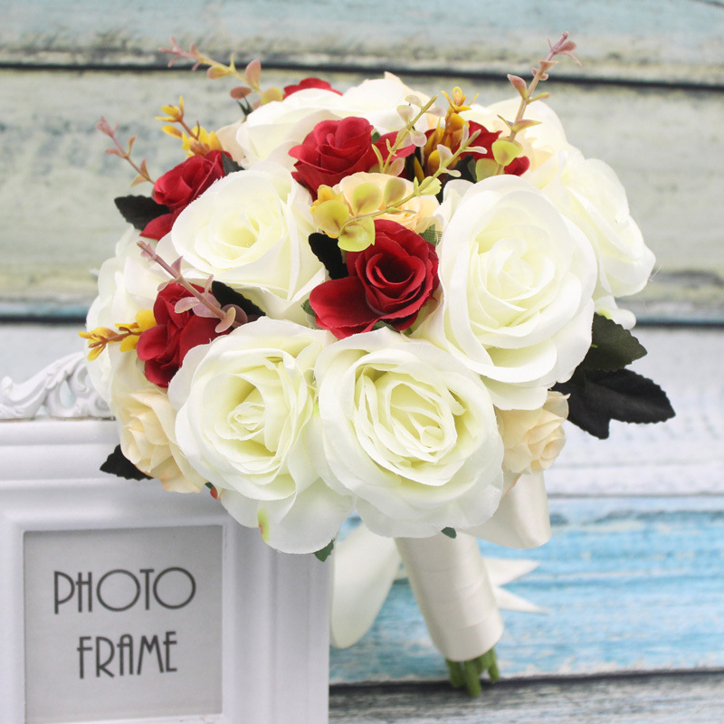 European-Style Small Rose Bride Bridal Bouquet Bride Photo Wedding New Bridal Bouquet