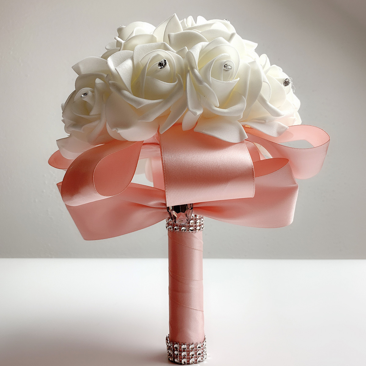 Xf09 Bridal Bouquet Wholesale Wedding Foam Simulation Bouquet Wedding Flower Bridal Bouquet