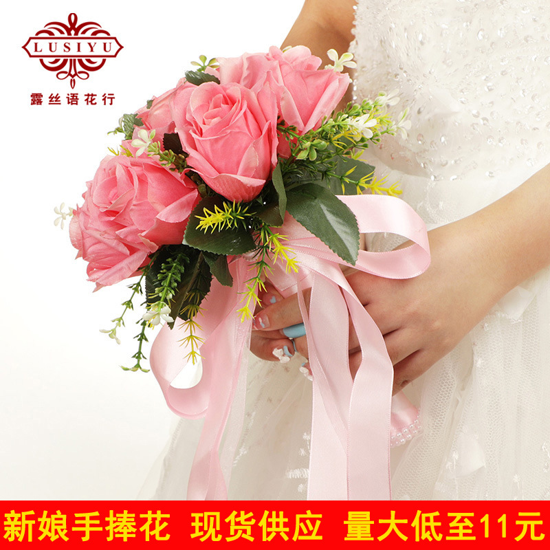 Bridal Bouquet Bouquet Creative Bouquet Wedding Hand-Held Flower Mori Style New Bridal Bouquet Bouquet