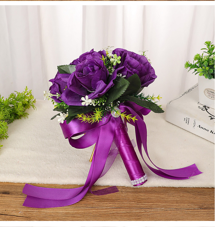 Bridal Bouquet Bouquet Creative Bouquet Wedding Hand-Held Flower Mori Style New Bridal Bouquet Bouquet
