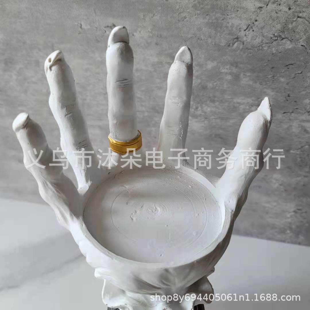 Witch Palm Tray Candlestick Palm Candlestick Halloween Funny Night Light Decorative Candleholder Witch Palm Tray Candlestick Palm Candlestick Halloween Funny Night Light Decorative Candleholder