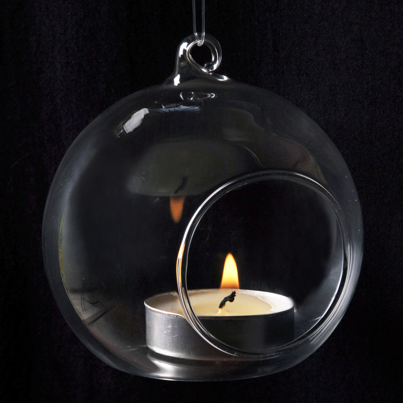 European Pastoral Style Romantic Home Glass Candle Holder Factory Candleholder
