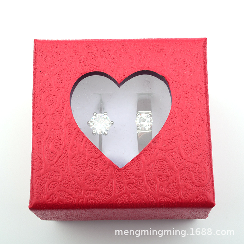 Couple Couple Rings Open Diamond Ring European and American Style Ring Set Simple Japanese and Korean Silver Ring Female Ins Adjustable Jewelry Ring Couple Couple Rings Open Diamond Ring European and American Style Ring Set Simple Japanese and Korean Silver Ring Female Ins Adjustable Jewelry Ring