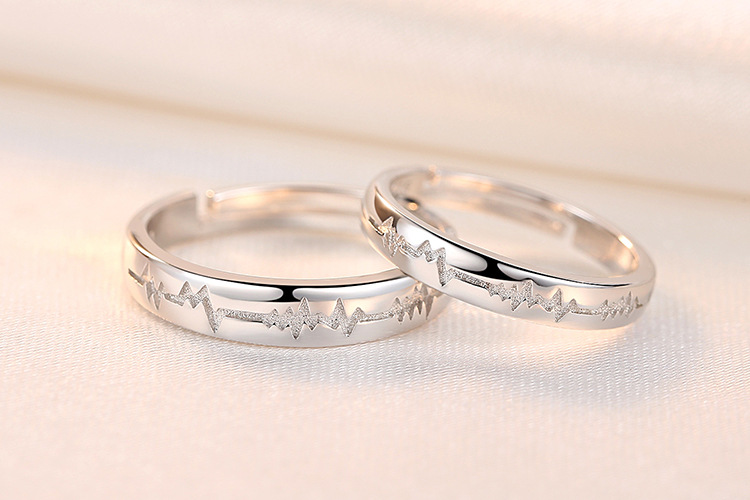 Women Couple Rings Simulation Diamond Ring Open Zircon Ring Classic Ring Wholesale Jewelry Factory TikTok Couple Rings