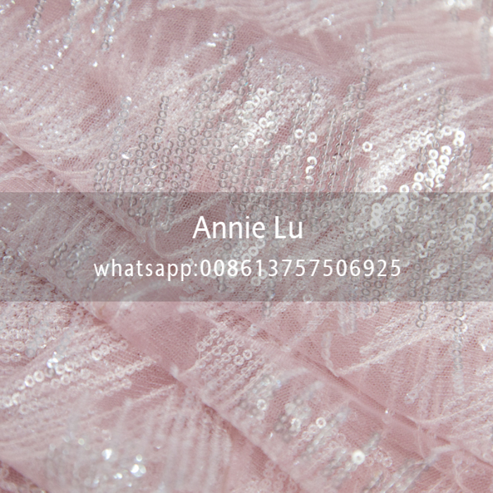 New Pink Background Silver White Sequin Embroidery Tablecloth Silver Paillette Wedding Hotel Tablecloth Chair Cover Wedding Props Decoration