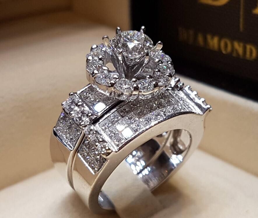 CrossBorder Explosion Accessories Wish Hot Couple Ring Europe Ornament for Examplethe Focus on Engagement Rings