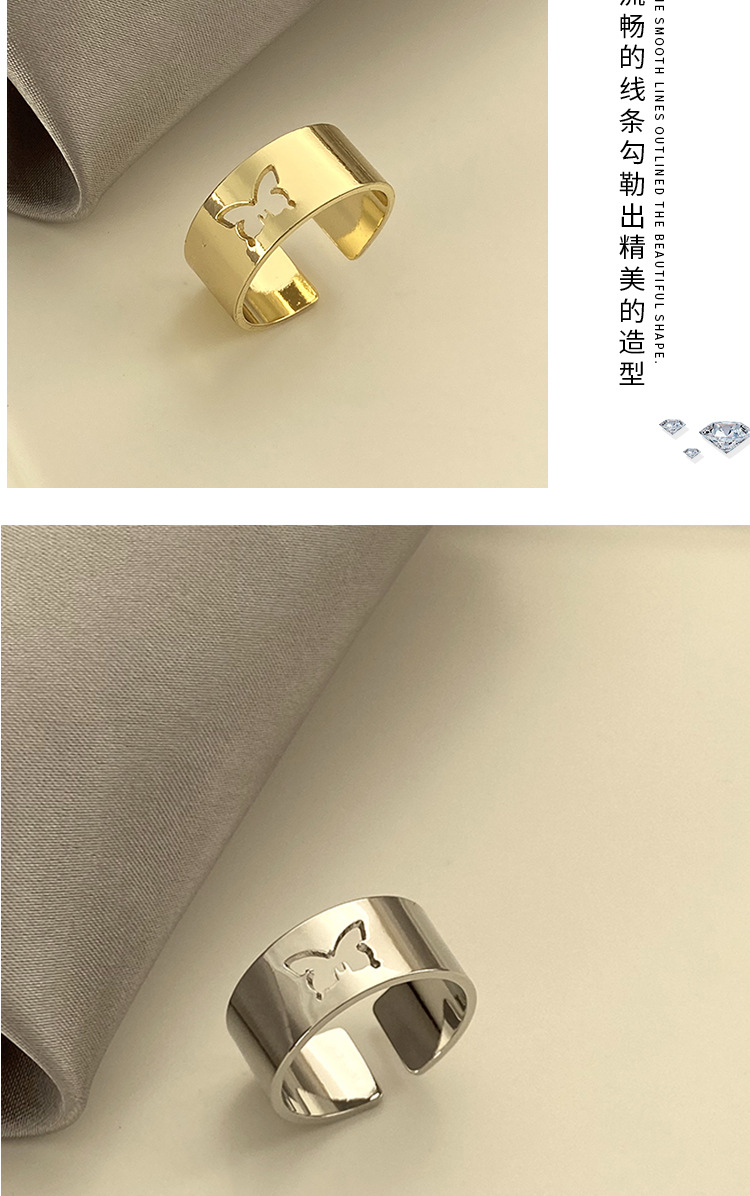 Punk Couple Ring Men and Women Couple Rings Combination Ins Wind Net Red Fashion Personalized Index Finger Ring