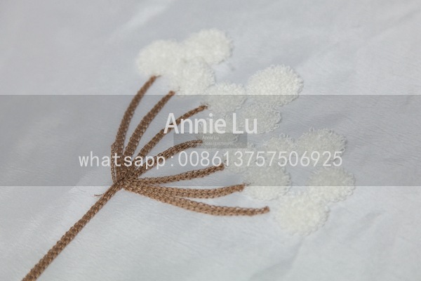 Exquisite Embroidered Three-Dimensional Flower Customized Fashion Wedding Chameleon Embroidered Tablecloth Chair Cover Wedding Supplies Decoration