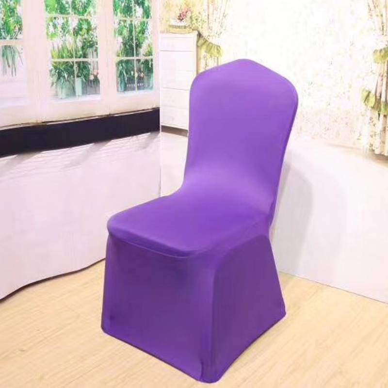 Wedding Party hotel wholesale Lycra Chair Cover Polyester Spandex Elastic Chair Sipcover 