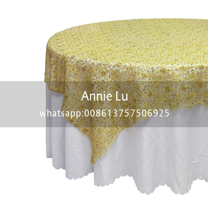 Wedding Fashion Personality Spider Web Sequins Water Soluble Embroidered Tablecloth Hotel Wedding Celebration Decoration Fabric Tablecloth Chair Cover Wedding Fashion Personality Spider Web Sequins Water Soluble Embroidered Tablecloth Hotel Wedding Celebration Decoration Fabric Tablecloth Chair Cover
