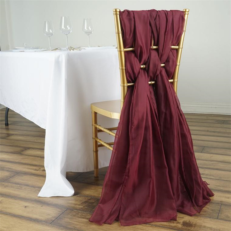 Hotel Ponytail Chair Chair Back Decoration Outdoor Wedding Bamboo Chair Chair Cover Back Flower Chiffon Ribbon Hotel Ponytail Chair Chair Back Decoration Outdoor Wedding Bamboo Chair Chair Cover Back Flower Chiffon Ribbon