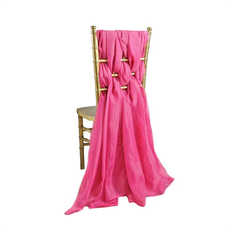 Hotel Ponytail Chair Chair Back Decoration Outdoor Wedding Bamboo Chair Chair Cover Back Flower Chiffon Ribbon Hotel Ponytail Chair Chair Back Decoration Outdoor Wedding Bamboo Chair Chair Cover Back Flower Chiffon Ribbon