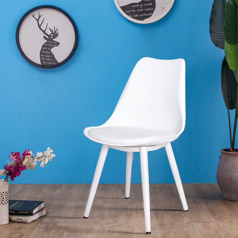 Crystal Chair Transparent Chair Home Bedroom Backrest Plastic Crystal Chair Acrylic Stool Simple Dining Chair
