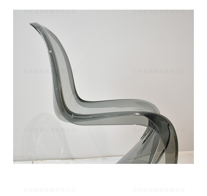 Crystal Chair  Nordic Creative Pan Tong Chair Internet Celebrity Ins Acrylic Ghost Chair Crystal Dining Chair
