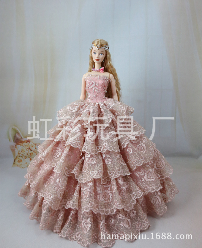 White Trailing Wedding Dress with Veil Dress-up Doll 30cm Wedding Dress 2020 Generation E-Commerce Ping White Trailing Wedding Dress with Veil Dress-up Doll 30cm Wedding Dress 2020 Generation E-Commerce Ping