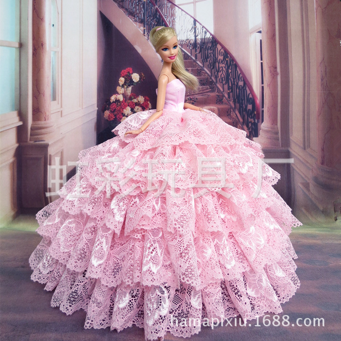 White Trailing Wedding Dress with Veil Dress-up Doll 30cm Wedding Dress 2020 Generation E-Commerce Ping White Trailing Wedding Dress with Veil Dress-up Doll 30cm Wedding Dress 2020 Generation E-Commerce Ping