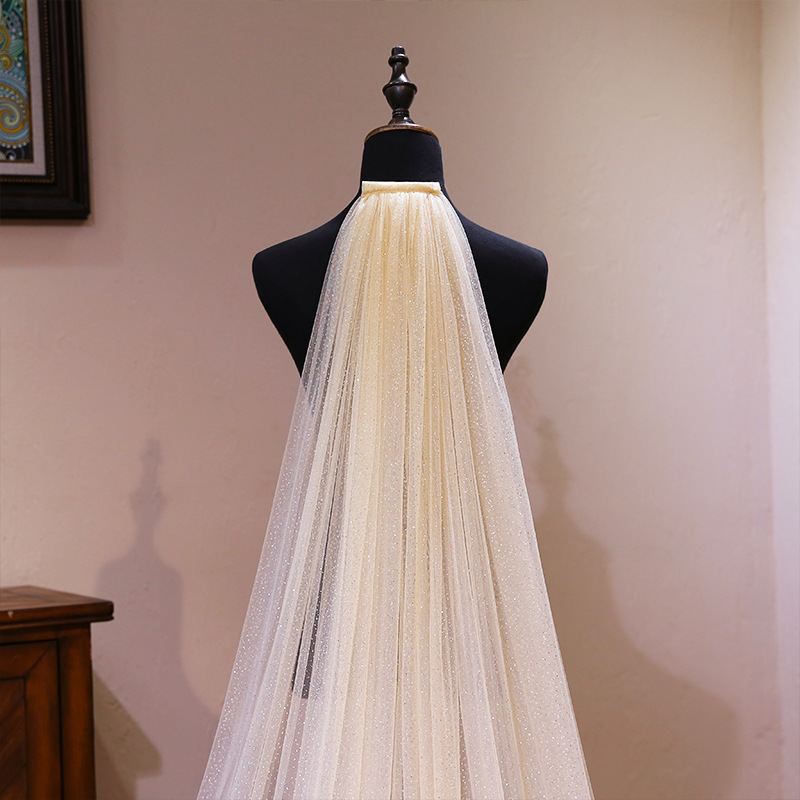 Tiktok Same Veil 2020 New Internet Celebrity Selfie Super Fairy Luxury Veil Bridal Wedding Trailing Shiny Veil Tiktok Same Veil 2020 New Internet Celebrity Selfie Super Fairy Luxury Veil Bridal Wedding Trailing Shiny Veil