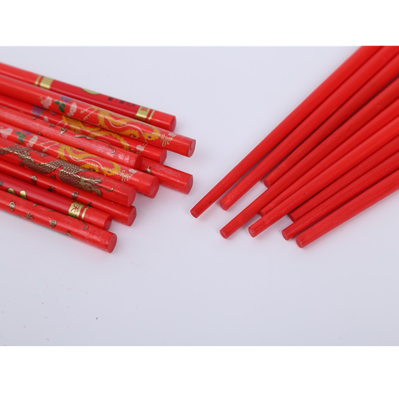 Festive Chopsticks Wedding Celebration Dragon and Phoenix a Pair of Chopsticks Restaurant Wedding Chopsticks
