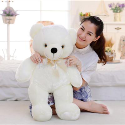 Luminous Bear Singing Teddy Bear Doll Holding-Heart Bear Plush Toy Doll Ragdoll