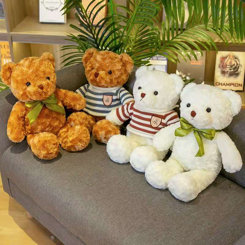 Wholesale Teddy Bear Doll Plush Toys Children's Pillow Ragdoll Night Market Ferrule Gift Present Floor Push Stall Wholesale Teddy Bear Doll Plush Toys Children's Pillow Ragdoll Night Market Ferrule Gift Present Floor Push Stall