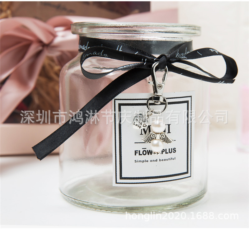 Creative Style Guardian Angel Keychain Wedding Celebration Decoration Gift Angel Wings Baby Baptism Communion Party Gift