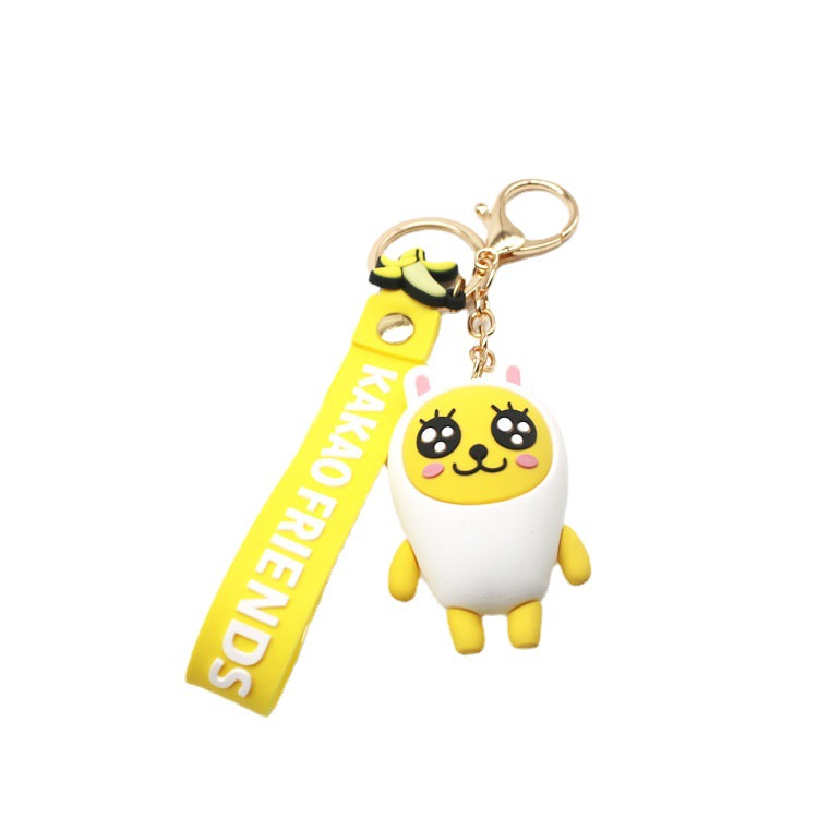 Kacao Keychain Fart Peach Mixi Couple Pendant Cute Cartoon Cars and Bags Pendant Creative Decorations Wedding Keychain