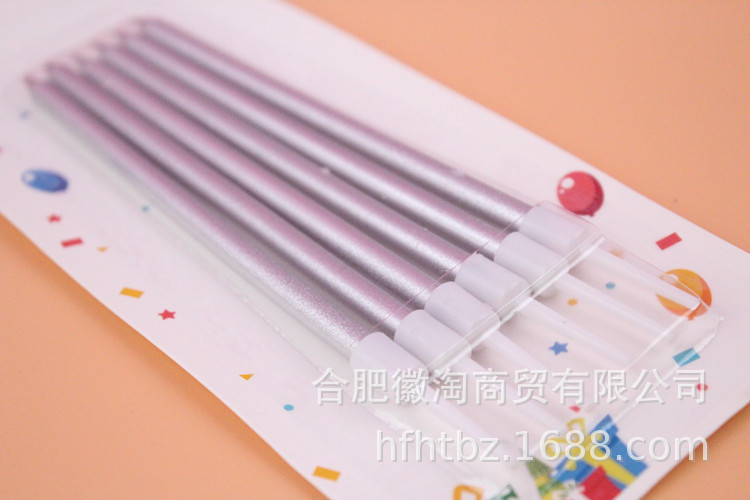 Birthday Cake Candle Party Candle Long Brush Holder Golden Thread Pencil Candle Slender Candle Baking Packaging Whole Birthday Cake Candle Party Candle Long Brush Holder Golden Thread Pencil Candle Slender Candle Baking Packaging Whole