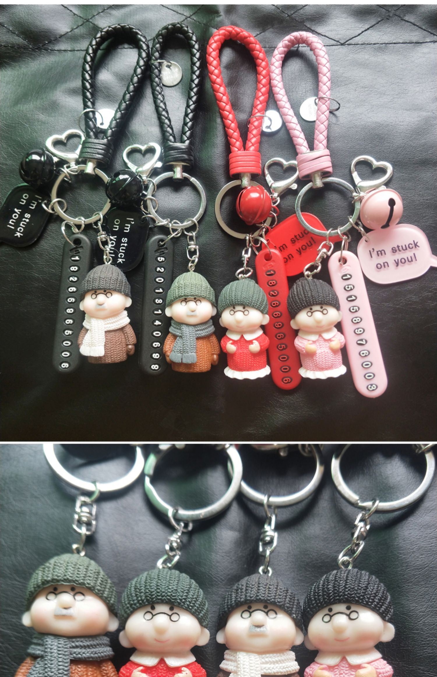 Wedding Keychain Gift Simple Wedding Heart-Lost Circle Series Couple Pendant Key Chain Anti-Number Plate Korean Style Wedding Keychain Gift Simple Wedding Heart-Lost Circle Series Couple Pendant Key Chain Anti-Number Plate Korean Style