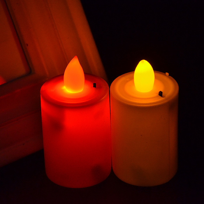LED simulation candle colorful glow smokeless green warmest candlelight dinner proposal birthday pair LED simulation candle colorful glow smokeless green warmest candlelight dinner proposal birthday pair